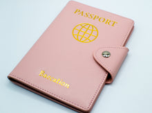 Load image into Gallery viewer, Strawberry Pink Baecation Passport Wallet