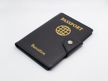 Load image into Gallery viewer, Black Baecation Passport Wallet
